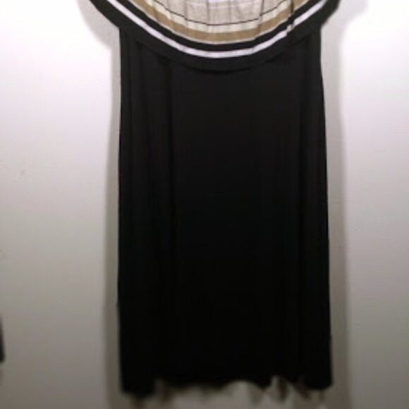 Bailey 44 Black Tan Summer Dress Size: M - Picture 6 of 12